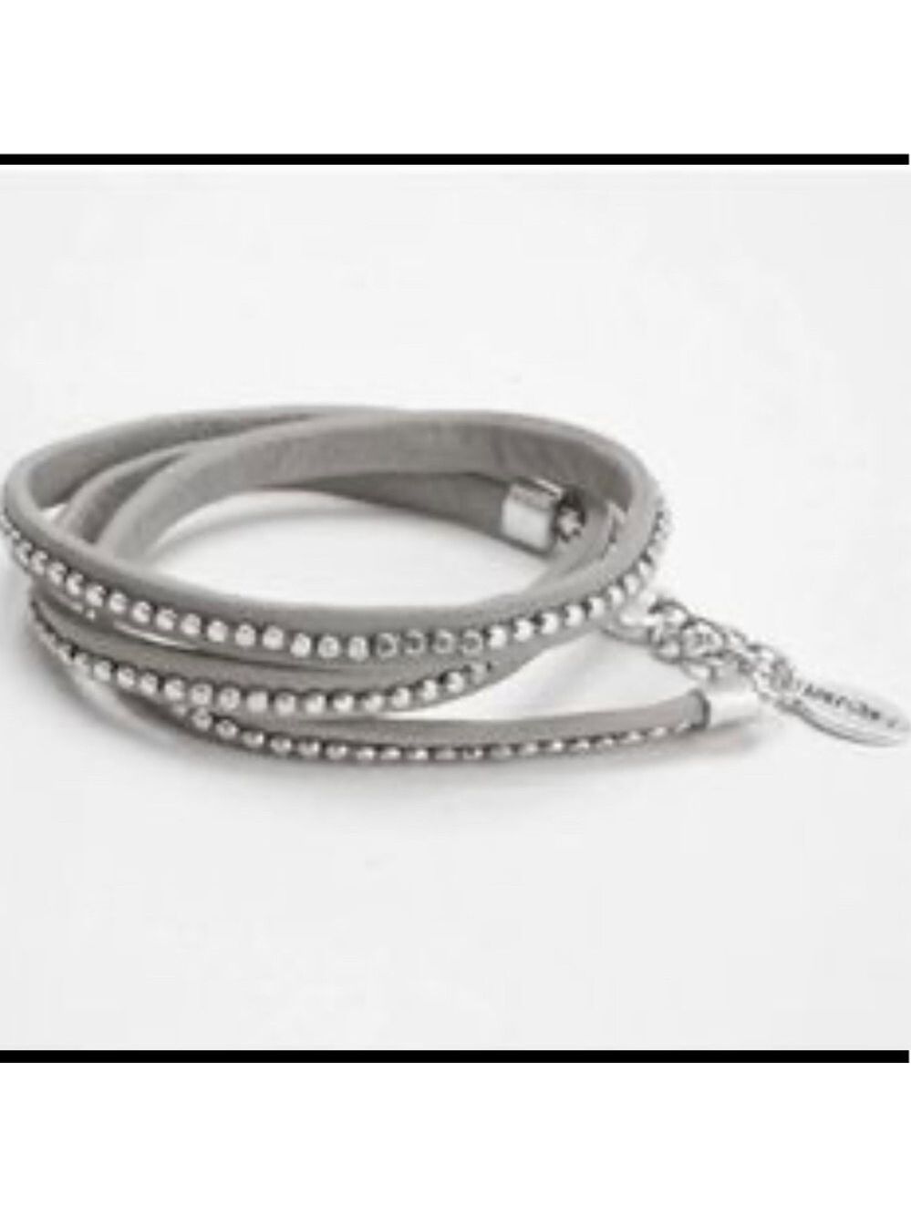Hultquist leather/silver wraparound bracelet - Picture 9 of 9